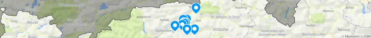 Kartenansicht für Apotheken-Notdienste in der Nähe von Angath (Kufstein, Tirol)